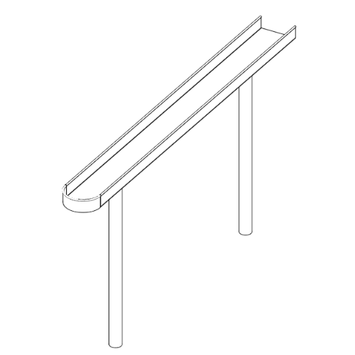 U-formad ränna - 1,5 m